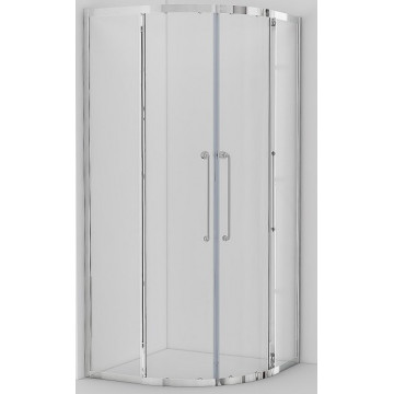 Душевой уголок Cezares Relax RELAX-304-R-2-90-C-CR 90x90 хром/прозрачное
