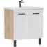 Тумба с раковиной Equil Lago tnLAGO80.2D-04/1WH302251 80.2D белый