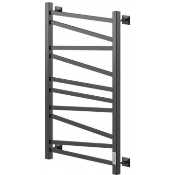 Полотенцесушитель электрический Ника Step-4 100/60 U черный матовый