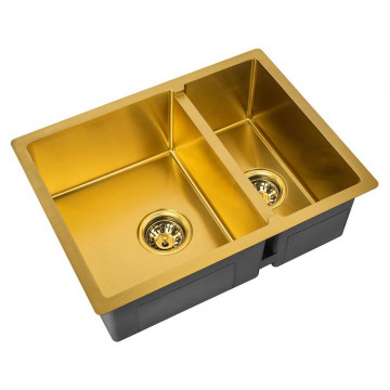 Мойка для кухни Zorg SZR-58-2-44 BRONZE бронза