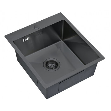 Мойка для кухни Zorg Steel Kitchen SKS 4551 GRAFIT графит