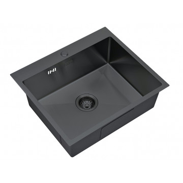 Мойка для кухни Zorg Steel Kitchen SKS 5951 GRAFIT графит