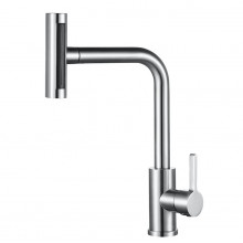 Смеситель для кухни Zorg Steel Hammer SH 093 INOX сатин