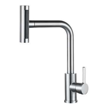 Смеситель для кухни Zorg Steel Hammer SH 093 INOX сатин