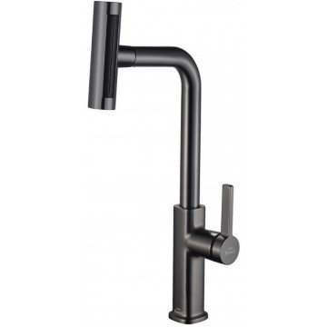 Смеситель для кухни Zorg Steel Hammer SH 092 PVD GRAFIT графит