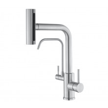 Смеситель для кухни Zorg Steel Hammer SH 091 INOX сатин