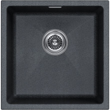 Мойка для кухни Paulmark Lumi UNI LU45-DG 45.5x46 графит