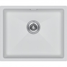 Мойка для кухни Paulmark Lumi UNI LU55-WH 55.5x46 белый