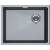 Мойка для кухни Paulmark Lumi UNI-SKEW LU55SK-GRM 55.5x44 серый металлик