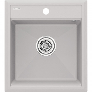 Мойка для кухни Paulmark StepIA PM114651-GRS 46x51 серый дым