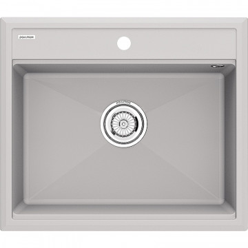 Мойка для кухни Paulmark StepIA PM115951-GRS 59x51 серый дым