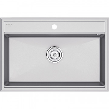 Мойка для кухни Paulmark StepIA PM117551-GRM 75x51 серый металлик