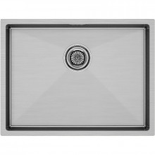 Мойка для кухни Paulmark Next PM215844-BS 58x44 брашированная сталь