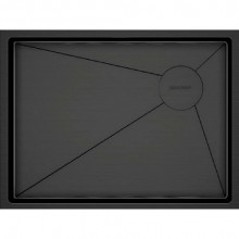 Мойка для кухни Paulmark Next-Skew PM885844-GM 58x44 вороненая сталь