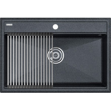 Мойка для кухни Paulmark StepIA PM117551-DG 75x51 с ролл-матом R375-BS графит