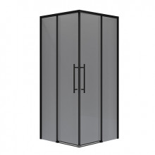 Душевой уголок Niagara Nova NG-2829-34BLACK 90х90х195 профиль черный матовый/стекло тонированное