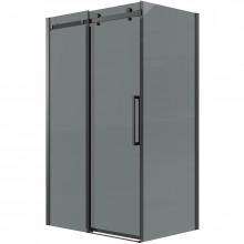 Душевой уголок Grossman Classic 120.K33.04.1080.21.10 100x80 черный матовый/тонированное