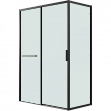 Душевой уголок Grossman Style 120.K33.05.1090.21.00 100x90 черный матовый/прозрачное
