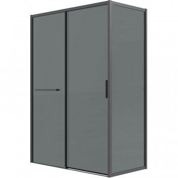 Душевой уголок Grossman Style 120.K33.05.1290.21.10 120x90 черный матовый/тонированное