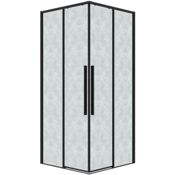 Душевой уголок Grossman Galaxy 300.K33.01.8070.21.02 80x70 черный матовый/шиншилла