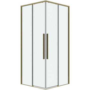 Душевой уголок Grossman Galaxy 300.K33.01.8080.32.00 80x80 золото/прозрачное