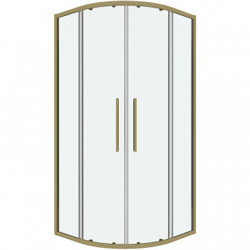 Душевой уголок Grossman Cosmo 301.K33.02.9090.32.00 90x90 золото/прозрачное