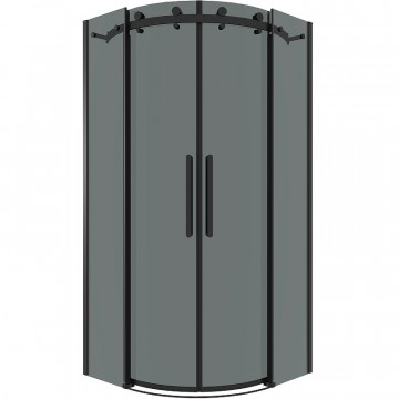Душевой уголок Grossman Classic 301.K33.04.9090.21.10 90x90 черный матовый/тонированное