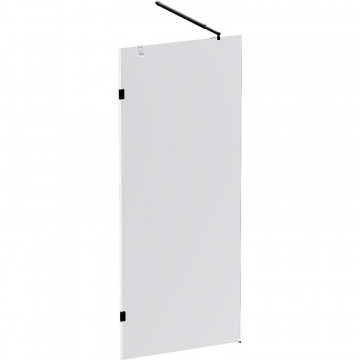 Душевая перегородка AM.PM X-Joy W94WI-80-F1-BTE 80 черный матовый/прозрачное