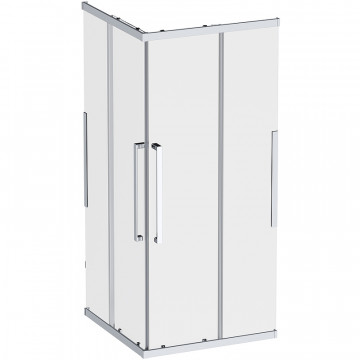 Душевой уголок AM.PM Func W84G-403-9090-MT 90x90 хром матовый/прозрачное
