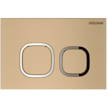 Клавиша смыва Grossman Cosmo 700.K31.02.310.310 золото матовое