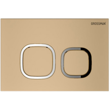 Клавиша смыва Grossman Cosmo 700.K31.02.310.310 золото матовое