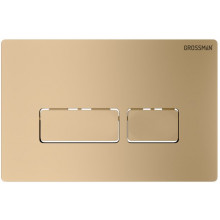 Клавиша смыва Grossman Pragma 700.K31.03.310.310 золото матовое