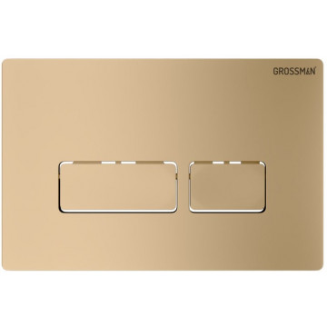 Клавиша смыва Grossman Pragma 700.K31.03.310.310 золото матовое