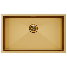 Мойка для кухни Paulmark Gerberg Uni PM257444-BG 74 брашированное золото
