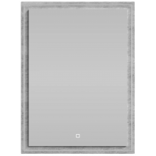 Зеркало Vod-ok Лайт 60x80 с подсветкой горный камень