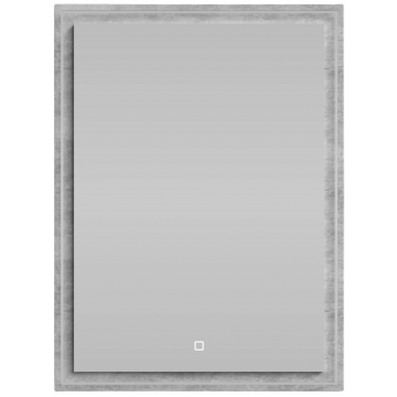 Зеркало Vod-ok Лайт 60x80 с подсветкой горный камень