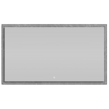 Зеркало Vod-ok Лайт 140x80 с подсветкой мрамор серый