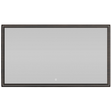 Зеркало Vod-ok Лайт 140x80 с подсветкой палисандр
