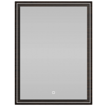 Зеркало Vod-ok Лайт 60x80 с подсветкой палисандр