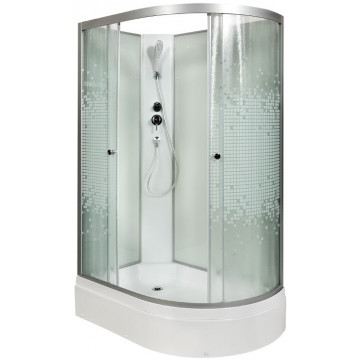 Душевая кабина AvaCan L720LN 120х80 хром/узорчатое