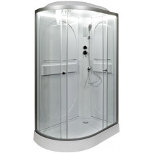 Душевая кабина AvaCan L602RLED 120х80 с подсветкой хром/прозрачное