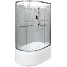 Душевая кабина AvaCan L620RNLED 120х80 с подсветкой хром/прозрачное