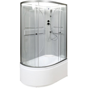 Душевая кабина AvaCan L620RNLED 120х80 с подсветкой хром/прозрачное