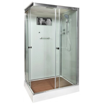 Душевая кабина AvaCan K402S 120х90 хром/прозрачное