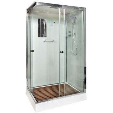 Душевая кабина DTO K402SEL с электрикой 120х90 хром/прозрачное