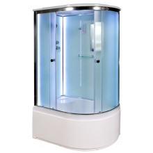 Душевая кабина AvaCan D120SLLED L 120х80 хром/рифленое