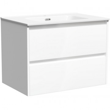 Тумба с раковиной Sancos Libra LB70W/CN7007 70 белый глянец