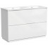 Тумба под раковину Sancos Libra Floor LB120F-2W 120 белый глянец