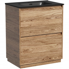 Тумба с раковиной Sancos Libra Floor LB70FECH/CN7007MB 70 дуб чарльстон