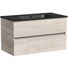 Тумба с раковиной Sancos Urban UR90EG/CN7002MB 90 дуб галифакс